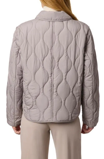 Bernardo Quilted Jacket In Gray