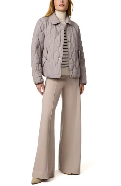 Bernardo Quilted Jacket In Gray