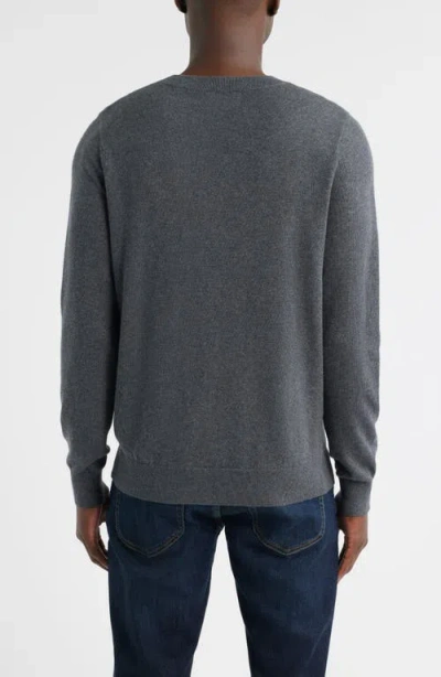 Nordstrom Crewneck Cotton & Cashmere Sweater In Gray