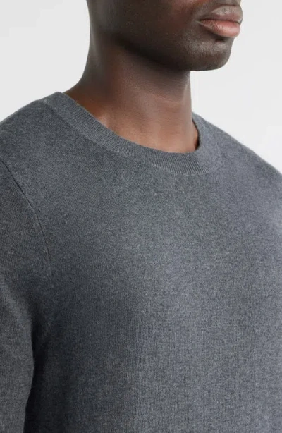 Nordstrom Crewneck Cotton & Cashmere Sweater In Gray