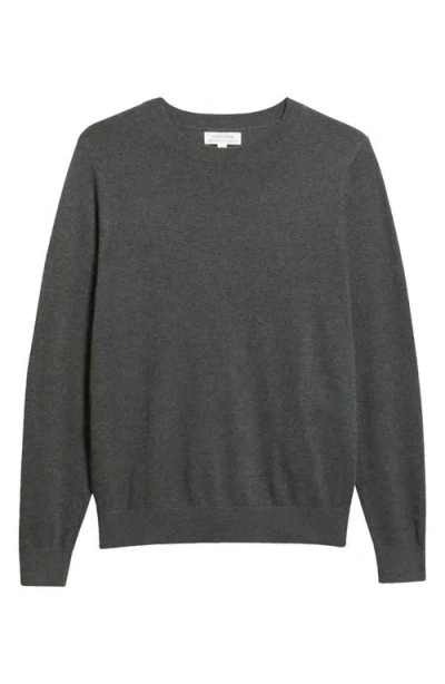 Nordstrom Crewneck Cotton & Cashmere Sweater In Gray