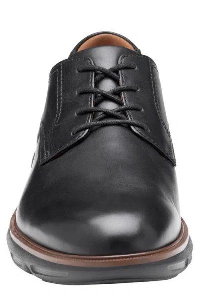 Johnston & Murphy Larkin Plain Toe Derby In Black