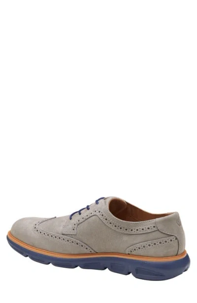 Johnston & Murphy Men's Larkin Wingtip Round Toe Shoes In Gray