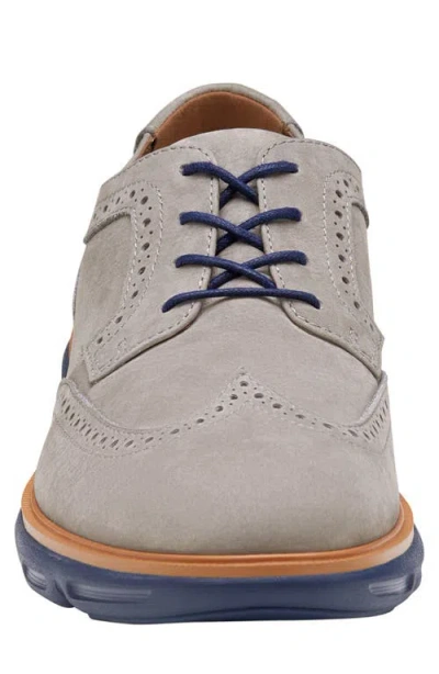 Johnston & Murphy Men's Larkin Wingtip Round Toe Shoes In Gray