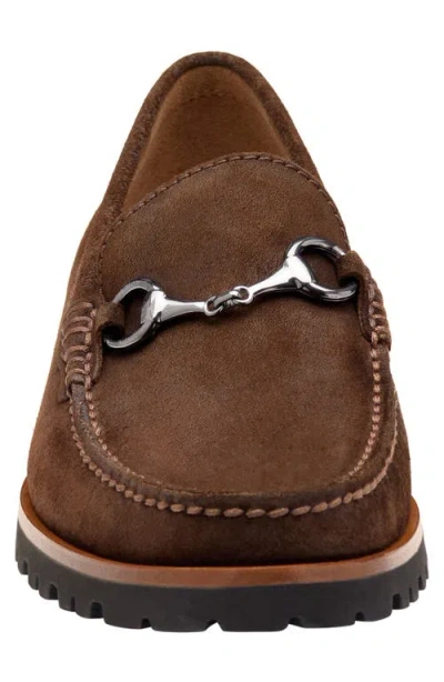 Johnston & Murphy Baldwin Lug Sole Bit Loafer In Animal Print