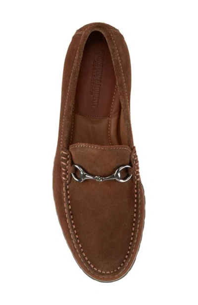 Johnston & Murphy Baldwin Lug Sole Bit Loafer In Animal Print