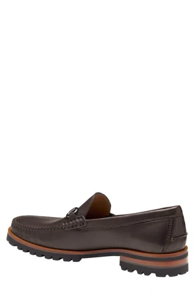 Johnston & Murphy Baldwin Lug Sole Bit Loafer In Animal Print