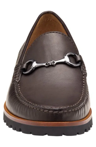 Johnston & Murphy Baldwin Lug Sole Bit Loafer In Animal Print