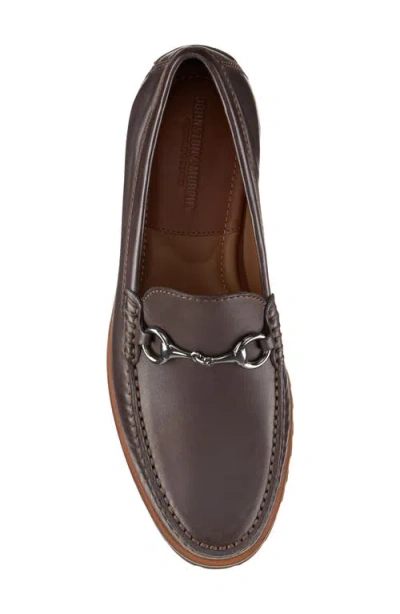Johnston & Murphy Baldwin Lug Sole Bit Loafer In Animal Print