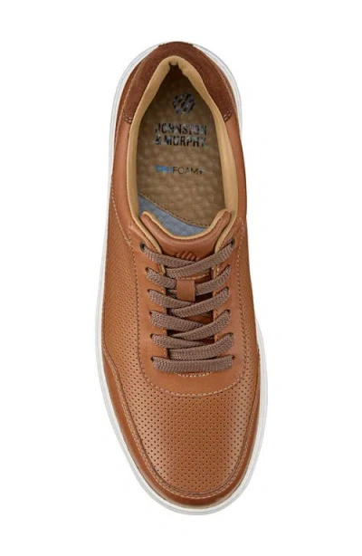 Johnston & Murphy Men's Dawson Perforated U-throat Sneakers In Animal Print