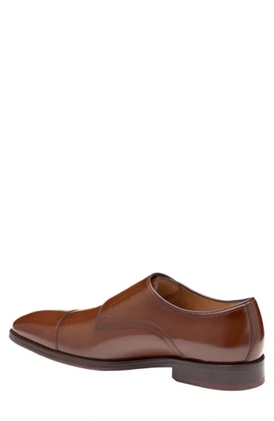 Johnston & Murphy Sullivan Cap Toe Double Monk Strap Shoe In Multi