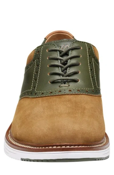 Johnston & Murphy Upton Saddle Shoe In Brown