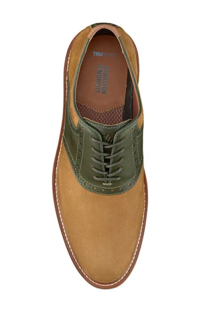 Johnston & Murphy Upton Saddle Shoe In Brown