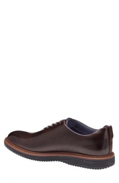 Johnston & Murphy Men's Upton Perfed Plain Toe Shoe In Brown