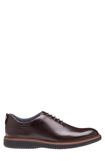 Johnston & Murphy Men's Upton Perfed Plain Toe Shoe In Brown