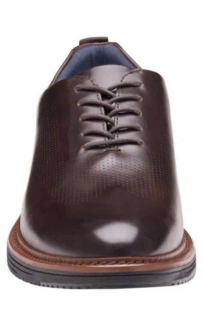 Johnston & Murphy Men's Upton Perfed Plain Toe Shoe In Brown