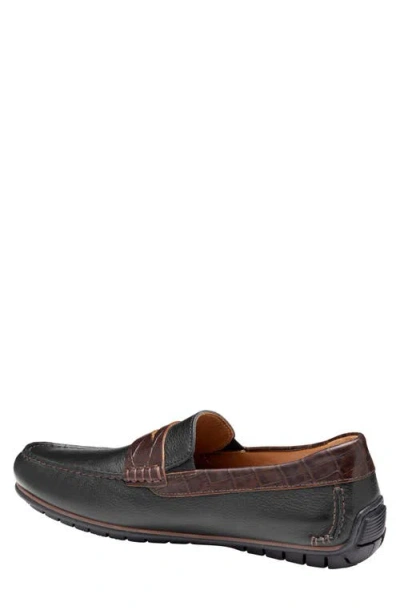 Johnston & Murphy Cort 2.0 Penny Loafer In Black