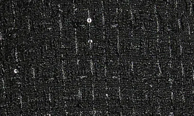 Nordstrom Collarless Bouclé Jacket In Black