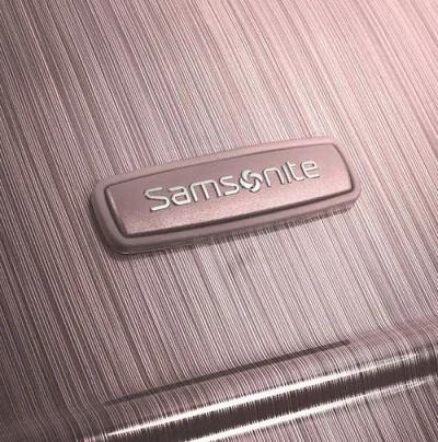 Samsonite Winfield 2 Checked-medium 24-inch Hardside Expandable Luggage With Spinner Wheels In Pink