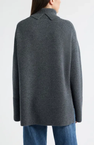Nordstrom Wool & Cashmere Turtleneck Sweater In Gray