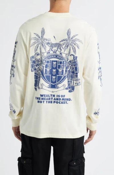 Billionaire Boys Club Bb Gravity Astronaut Long Sleeve Graphic T-shirt In White