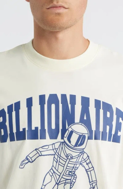 Billionaire Boys Club Bb Gravity Astronaut Long Sleeve Graphic T-shirt In White