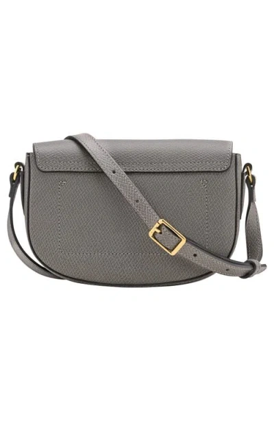 Longchamp Epure Leather Crossbody In Gray