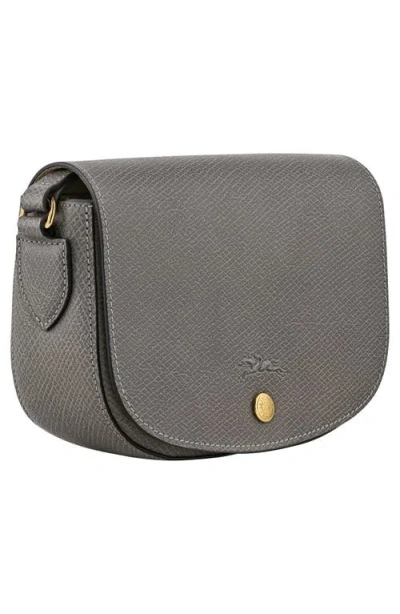 Longchamp Epure Leather Crossbody In Gray