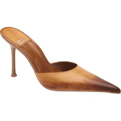 Jeffrey Campbell Robyn Pointed Toe Mule In Brown