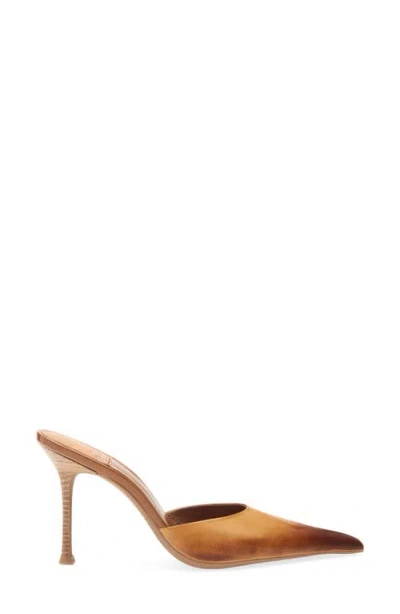 Jeffrey Campbell Robyn Pointed Toe Mule In Brown