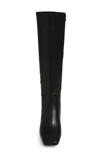 Jeffrey Campbell Checkmate Knee High Boot In Black