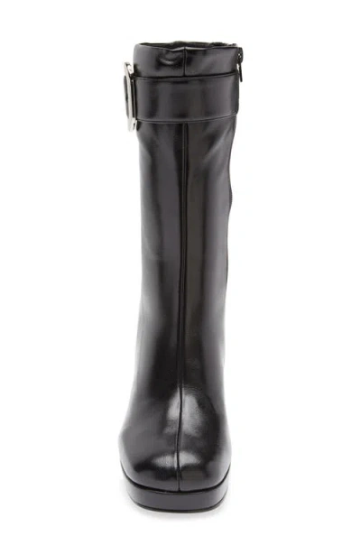 Jeffrey Campbell Bratty Block Heel Bootie In Black