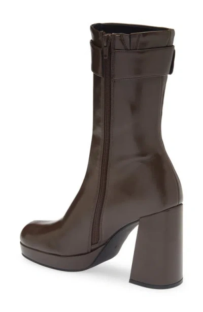 Jeffrey Campbell Bratty Block Heel Bootie In Multi