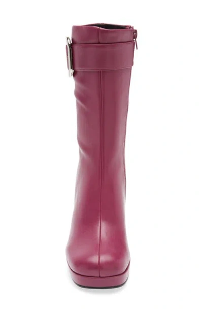 Jeffrey Campbell Bratty Block Heel Bootie In Multi