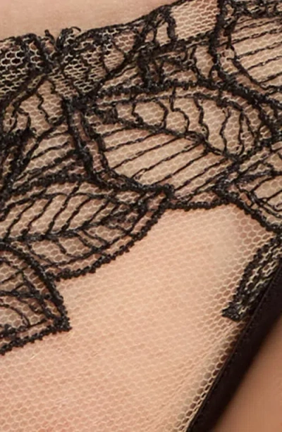 Bluebella Inaya Embroidered Mesh Briefs In Multi