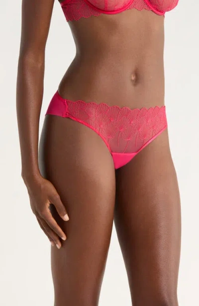 Bluebella Vermont Embroidered Mesh Briefs In Pink
