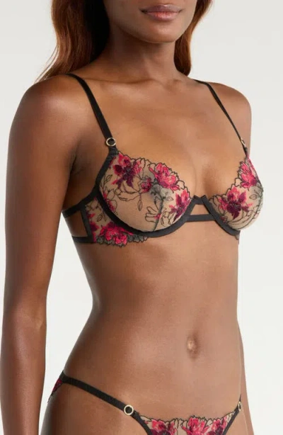 Bluebella Calista Embroidered Mesh Underwire Bra