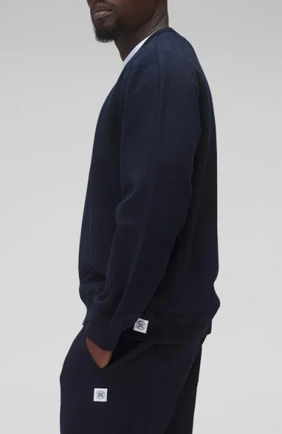 Reigning Champ Midweight Terry Standard Crewneck Sweatshirt In Blue