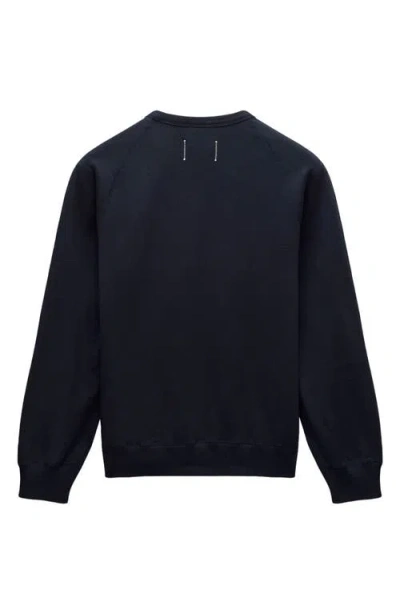 Reigning Champ Midweight Terry Standard Crewneck Sweatshirt In Blue
