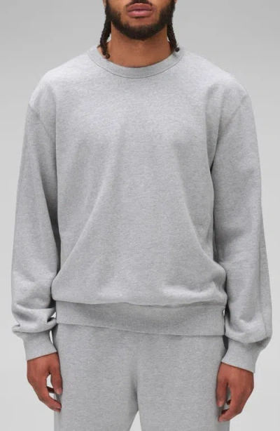 Reigning Champ Midweight Terry Standard Crewneck Sweatshirt In Gray