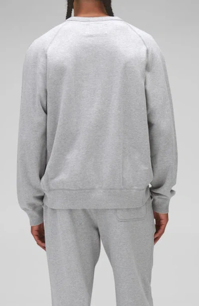 Reigning Champ Midweight Terry Standard Crewneck Sweatshirt In Gray