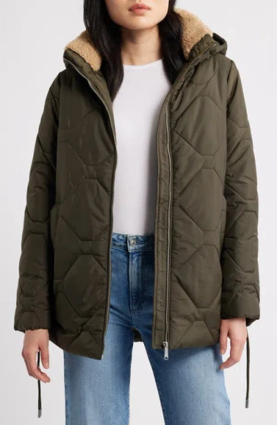 Sam Edelman Onion Quilted Jacket In Green