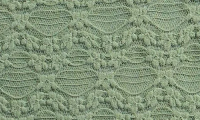 Love, Fire Kids' Ruffle Hem Lace Polo In Green