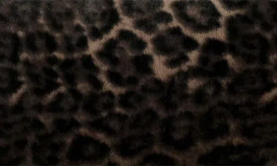 Apparis Cicly Leopard Faux Fur Accent Pillow In Animal Print