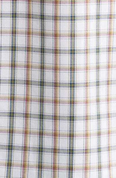 Johnnie-o Chiles Check Cotton Button-down Shirt In White