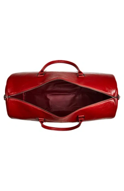 Santo Studio Jasmine Tookes Red Duffel Bag In Burgundy