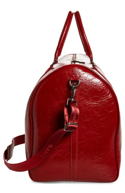 Santo Studio Jasmine Tookes Red Duffel Bag In Burgundy