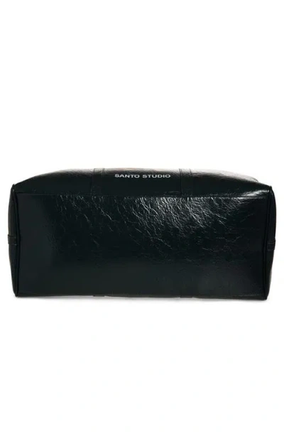 Santo Studio Nyjah Huston Navy Duffel Bag In Blue