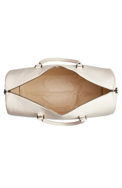 Santo Studio Twitch Stenberg Ivory Duffel Bag In White