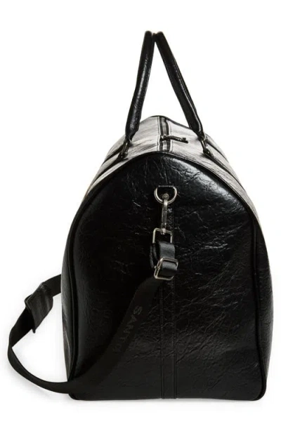 Santo Studio Paul Rodriguez Black Duffel Bag In Black